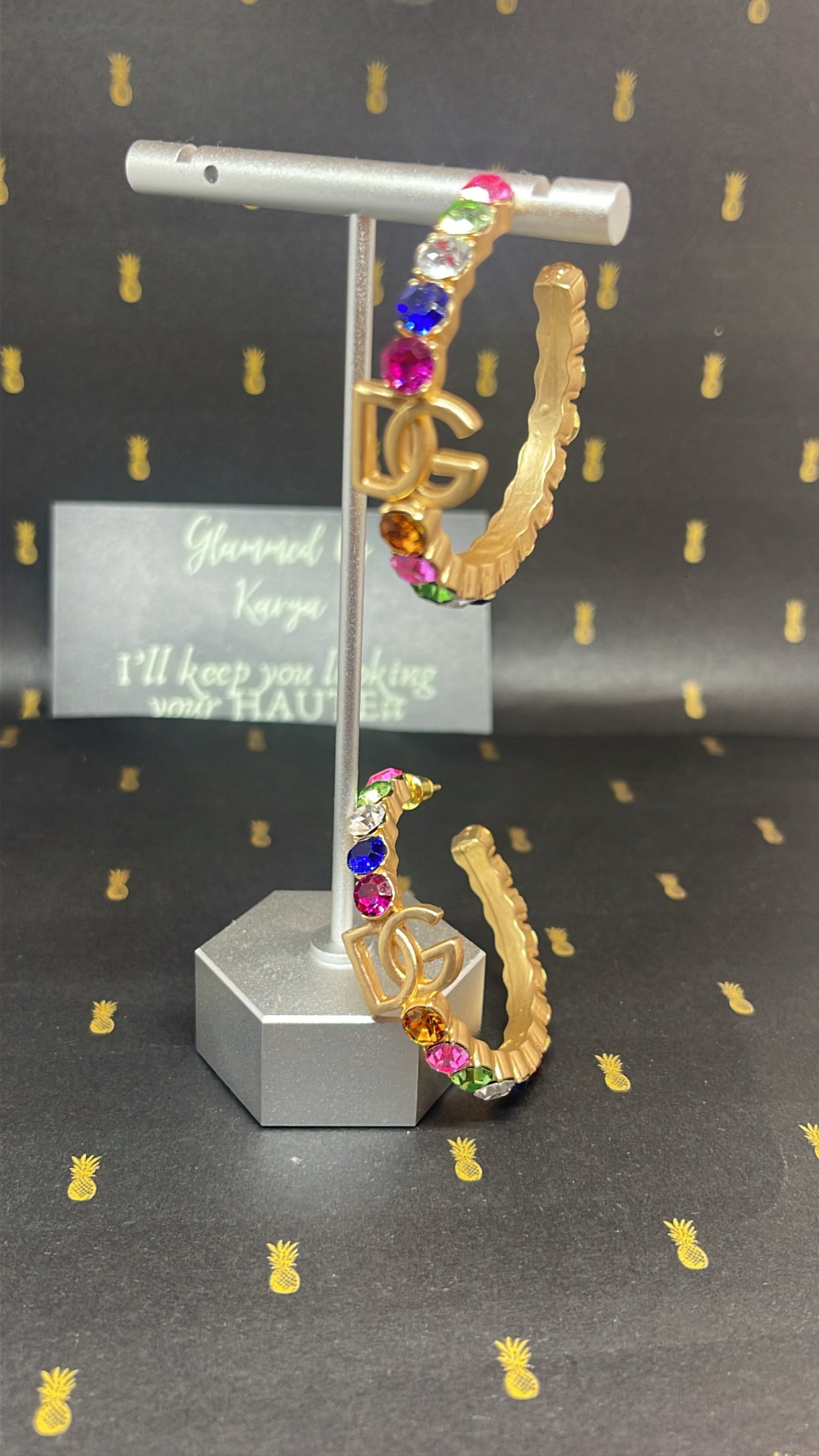 Disco Glam hoops